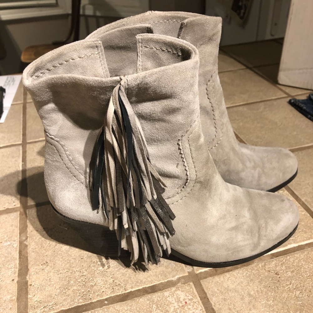Fringed Booties